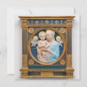 Andrea Della Robbia c1485 Madonna en kind Feestdagenkaart (Voorkant)