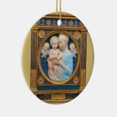 Andrea Della Robbia c1485 Madonna en kind Keramisch Ornament (Rechts)