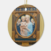 Andrea Della Robbia c1485 Madonna en kind Keramisch Ornament (Links)