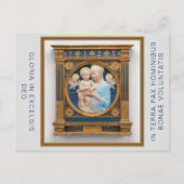 Andrea Della Robbia Kerst briefkaart (Voorkant)