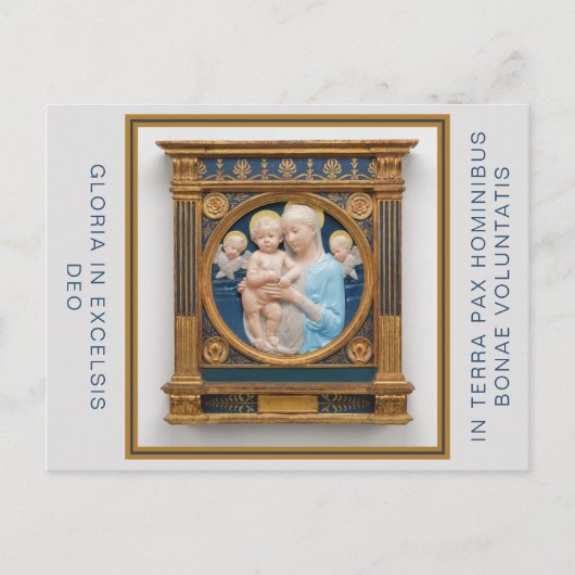 Andrea Della Robbia Kerst briefkaart (Voorkant)