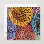 Andrea DuFlon, floribunda multipetala Notitiekaartje (Voorkant / Achterkant)