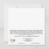 Andrea DuFlon, floribunda multipetala Notitiekaartje (Achterkant)