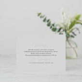 Andrea Gray Elegante Wedding Folie Enclosure Kaart (Staand Voorkant)