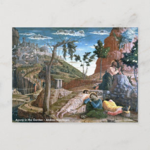 Andrea Mantegna Agony in de tuin Briefkaart