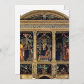 Andrea Mantegna - San Zeno Altarstuk Kaart (Voorkant / Achterkant)