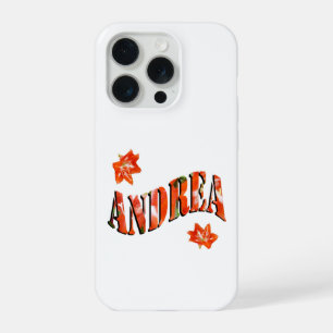 Andrea, Meisjesnaam Gemaakt Van Lelies, iPhone 15 Pro Case