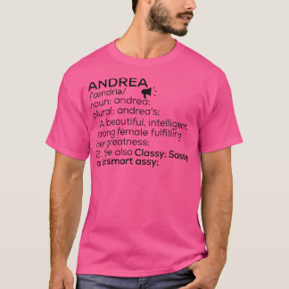 Andrea Naam Definitie Andrea Vrouw Naam T-shirt