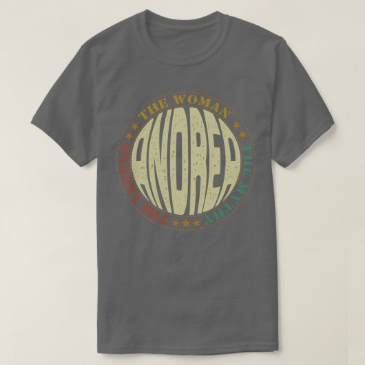 Andrea Naam T-shirt (Design voorkant)