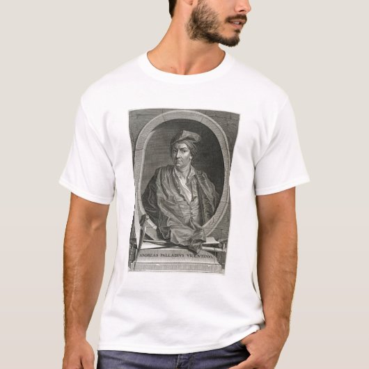 Andrea Palladio (1508-80), gegraveerd door Bernard T-shirt (Voorkant)