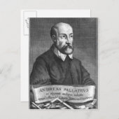 Andrea Palladio gegraveerd door Francesco Francesc Briefkaart (Voorkant / Achterkant)