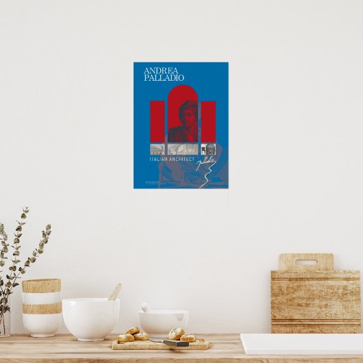 Andrea Palladio Poster (Keuken)