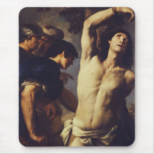 Andrea Vaccaro: St. Sebastiaan Barok Schilderkunst Muismat