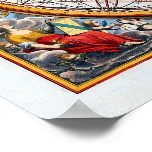 Andreas Cellarius The Spiral Revolution of the Sun Poster (Hoek)