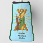 Andreas de apostel, beschermheer van golfers golfheadcover (Draai 90)