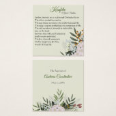 Andreas Koufeta Kaart (Voorkant /achterkant)