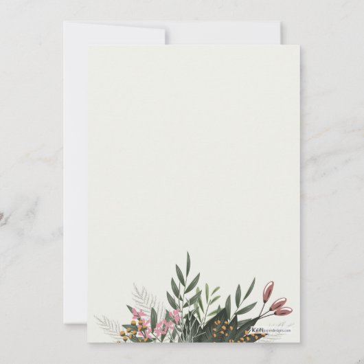 Andreas Uitnodiging Eén (Achterkant)