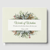 Andreas "Words of Wisdom" Guest Keepomwille Book Gastenboek (Voorkant)