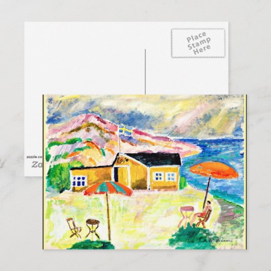 Andreasson - Scene van Styrso-Tangen Briefkaart (Voorkant / Achterkant)