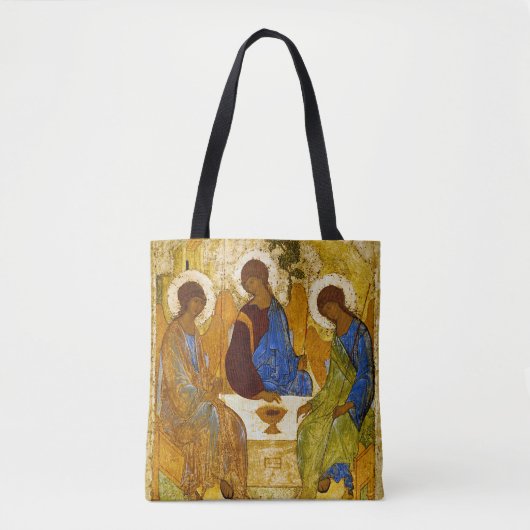 Andrei Rublev, Heilige Drie-eenheid Tote Bag (Voorkant)