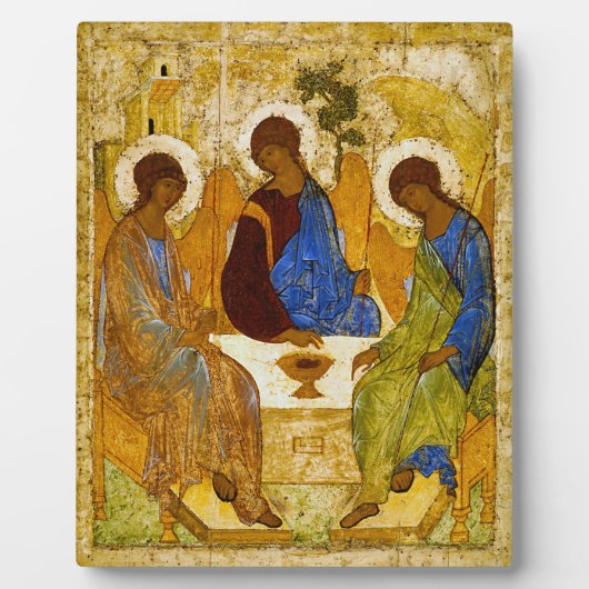 Andrei Rublev , Heilige Drievuldigheid Fotoplaat (Voorkant)