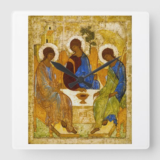 Andrei Rublev , Heilige Drievuldigheid Vierkante Klok (Voorkant)