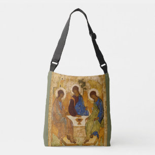 Andrei Rublev Heilige Trinity Icon Orthodoxe relig Crossbody Tas