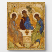 Andrei Rublev Heilige Trinity Icon Orthodoxe relig Fotoplaat (Voorkant)