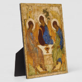 Andrei Rublev Heilige Trinity Icon Orthodoxe relig Fotoplaat (Zijkant)