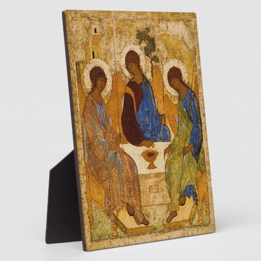 Andrei Rublev Heilige Trinity Icon Orthodoxe relig Fotoplaat (Zijkant)