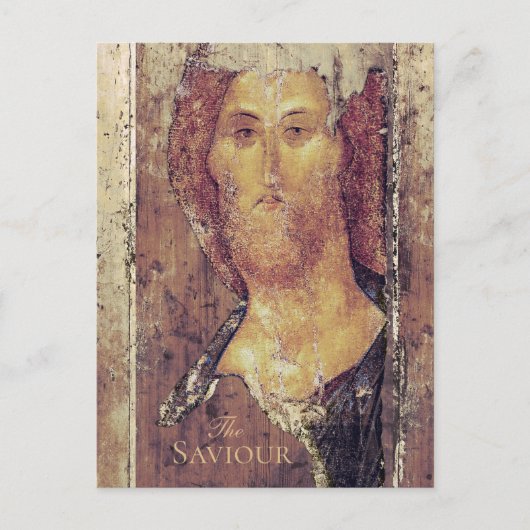 Andrei Rublev Het Savior Christus Redeemer Pictogr Briefkaart (Voorkant)
