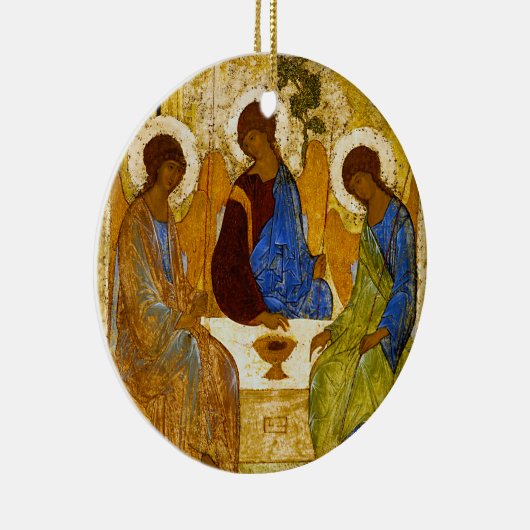 Andrei Rublev , “ Holy Trinity ” Keramisch Ornament (Rechts)