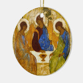 Andrei Rublev , “ Holy Trinity ” Keramisch Ornament (Links)