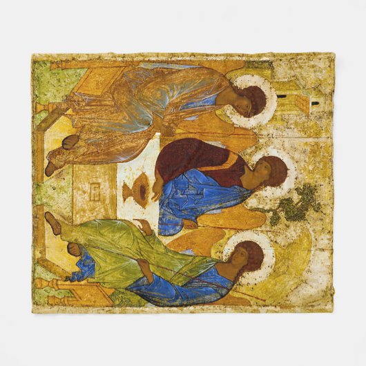 Andrei Rublev, icon of the Trinity Fleece Deken (Voorkant (Horizontaal))