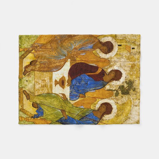 Andrei Rublev, icon of the Trinity Fleece Deken (Voorkant (Horizontaal))