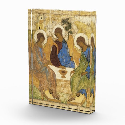 Andrei Rublev Iconic Trinity Angels Abraham Bijbel Fotoblokken (Rechts)