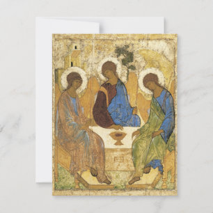 Andrei Rublev Iconic Trinity Angels Abraham Bijbel Kaart