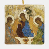 Andrei Rublev Iconic Trinity Angels Abraham Bijbel Keramisch Ornament (Voorkant)