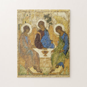 Andrei Rublev Iconic Trinity Angels Abraham Bijbel Legpuzzel