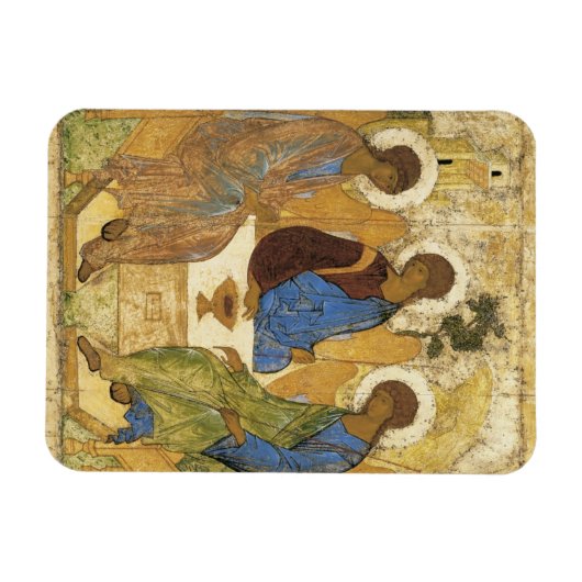 Andrei Rublev Iconic Trinity Angels Abraham Bijbel Magneet (Horizontaal)