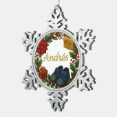 Andrés Baby’s First Christmas Snowflake Ornament (Rechts)