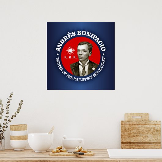 Andres Bonifacio Poster (Keuken)