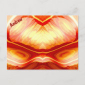 ANDREW ~ 3D Fractal Design Pattern ~ Briefkaart (Voorkant)