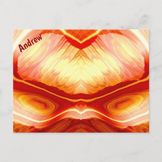 ANDREW ~ 3D Fractal Design Pattern ~ Briefkaart (Voorkant)