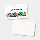 Andrew Badge (Voor- en achterkant)