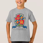 Andrew boys name & betekenend knights shield t-shirt (Voorkant)
