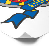 Andrew boys noemden heraldry shield poster (Hoek)