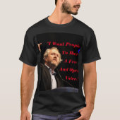 Andrew Breitbart Quote T-Shirt (Voorkant)