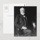 Andrew Carnegie Briefkaart (Voorkant / Achterkant)
