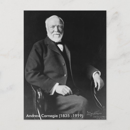 Andrew Carnegie Briefkaart (Voorkant)